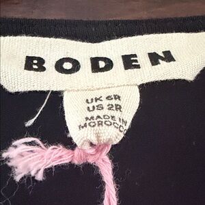 Boden Black jersey dress